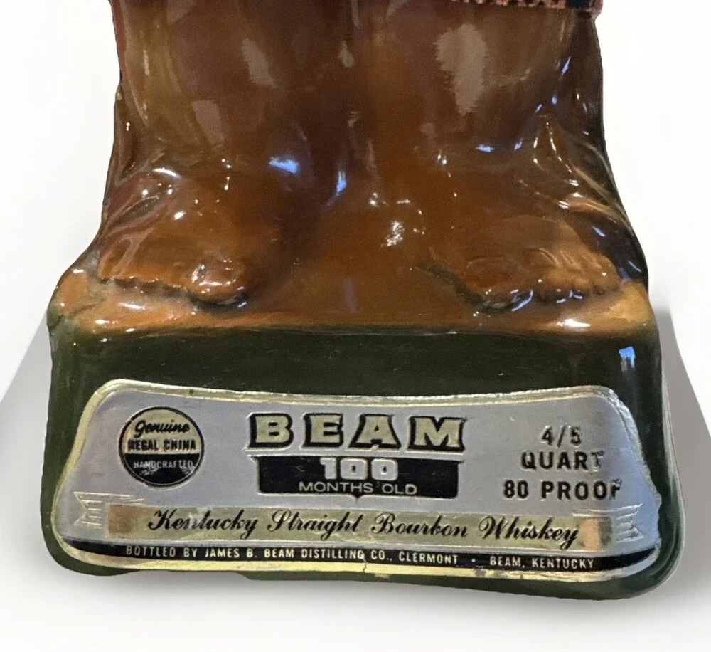 Jim Beam 1975 United Airlines Hawaiian Open 10th Anniversary Golf Decanter Aloha